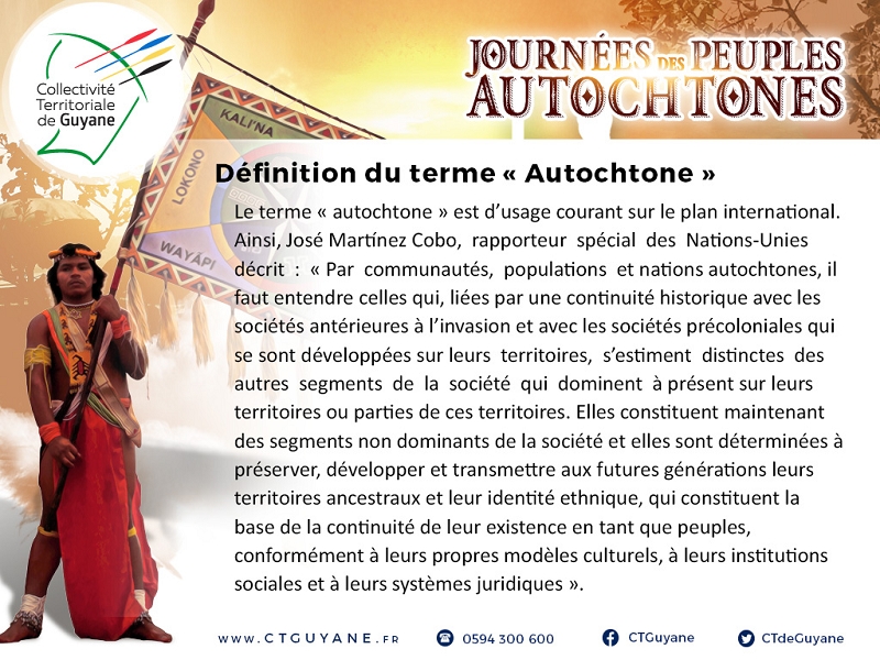 Le programme de la 6è édition des Journées des Peuples Autochtones ...