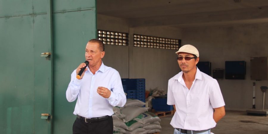 Inauguration d'une unité de collecte et de stockage de produits frais à Javouhey 10