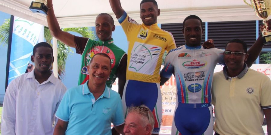 Grand Prix Caron 2018 : La CTG,partenaire officiel remet le maillot jaune à Michaël Stanislas