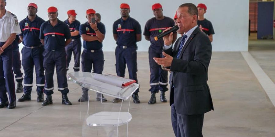 Le Président de la CTG participe à une Remise de Galons aux Sapeurs-Pompiers 2