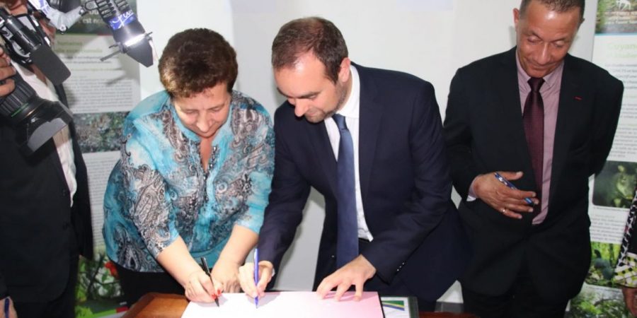 Signature de la convention de préfiguration de la mise en place de l'antenne de l'Agence française de la biodiversité en Guyane 2