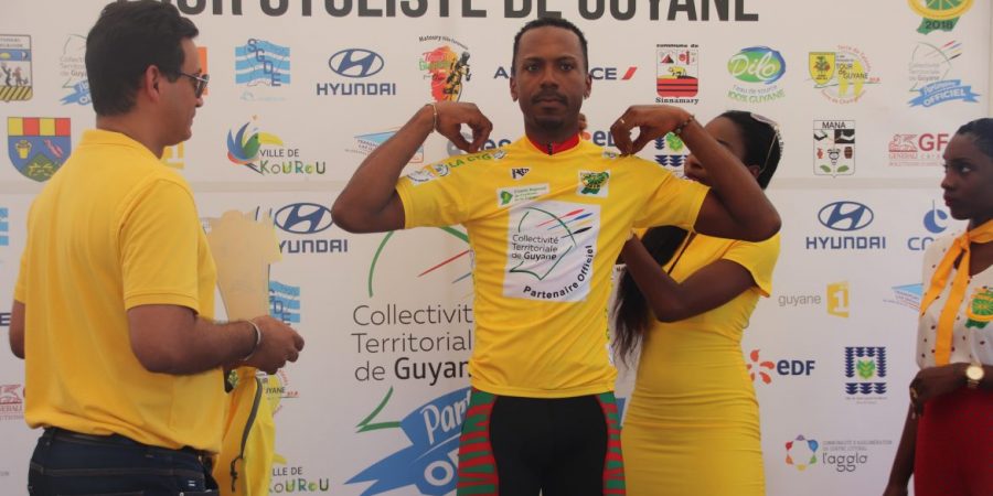 TOUR DE GUYANE 2018 - étape 3 : Patrice Ringuet conserve le maillot jaune, sponsorisé par la CTG ! 2