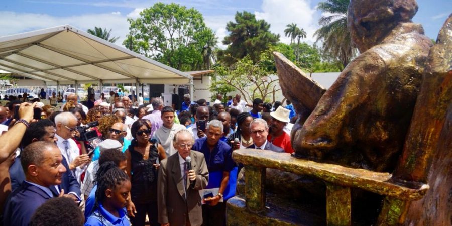 Une statue érigée par la CTG en hommage à Auxence Contout 17