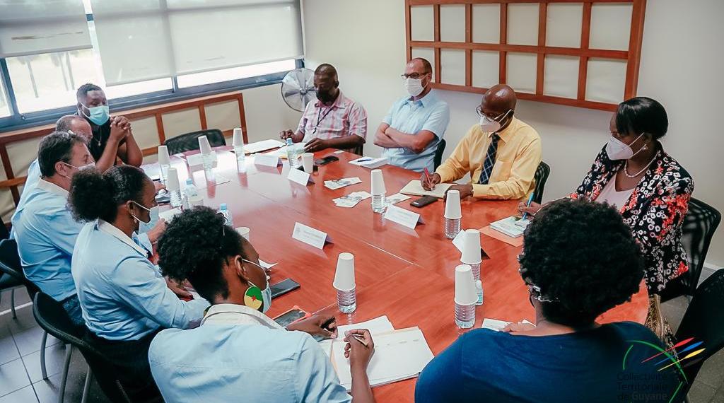 [RENTREE SCOLAIRE 2021-2022] La Collectivité Territoriale de Guyane rencontre des représentants de Parents d'Elèves et Etudiants de Guyane