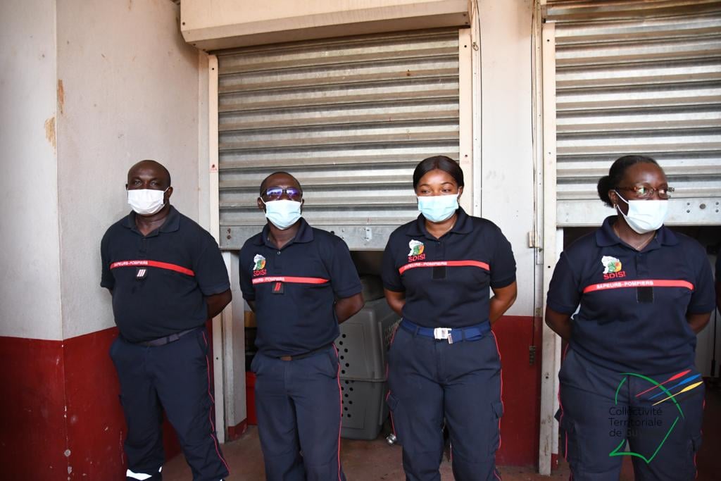 Rencontre avec les personnels du Centre Administratif d’Intervention Technique (CAIT) et du Centre d’Incendie et de Secours de Maripasoula (SDIS)