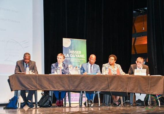 Rencontre avec les chefs d’établissements des collèges et lycées de Guyane ce lundi 29 août 2022 à l’EPCC les Trois Fleuves