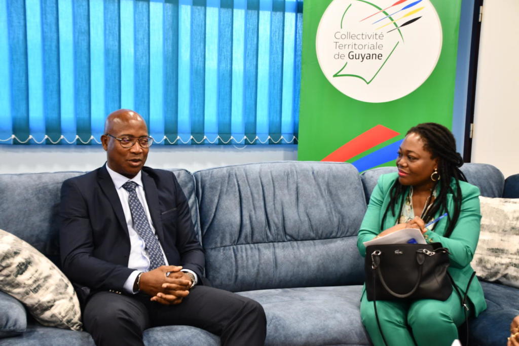 [COOPERATION] Gabriel Serville rencontre avec Indratia Deel, la nouvelle Consule générale du Suriname en Guyane