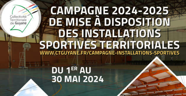 Campagne de mise à disposition des installations sportives